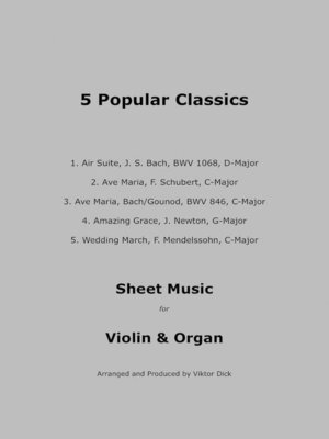 cover image of 5 Popular Classics